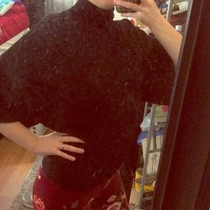 🍊Artsy Black Turtleneck🍊